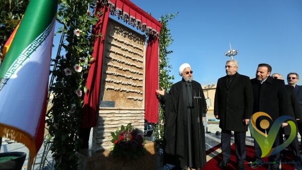  افتتاح فاز دوم تصفیه‌خانه هفتم آب تهران با حضور رئیس‌جمهور