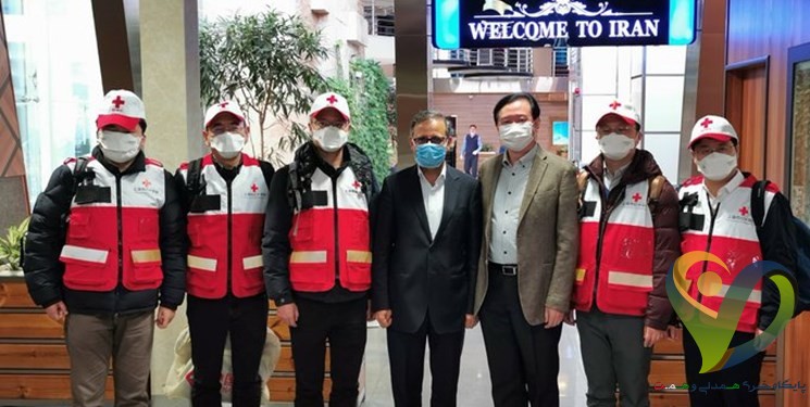  تیم پزشکان متخصص چینی به همراه محموله جدید کمک این کشور وارد تهران شد